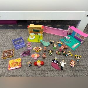 Power puff girls toys, Flip to Action set.